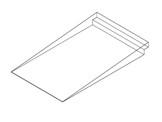 RAMP WITH CUTOUT