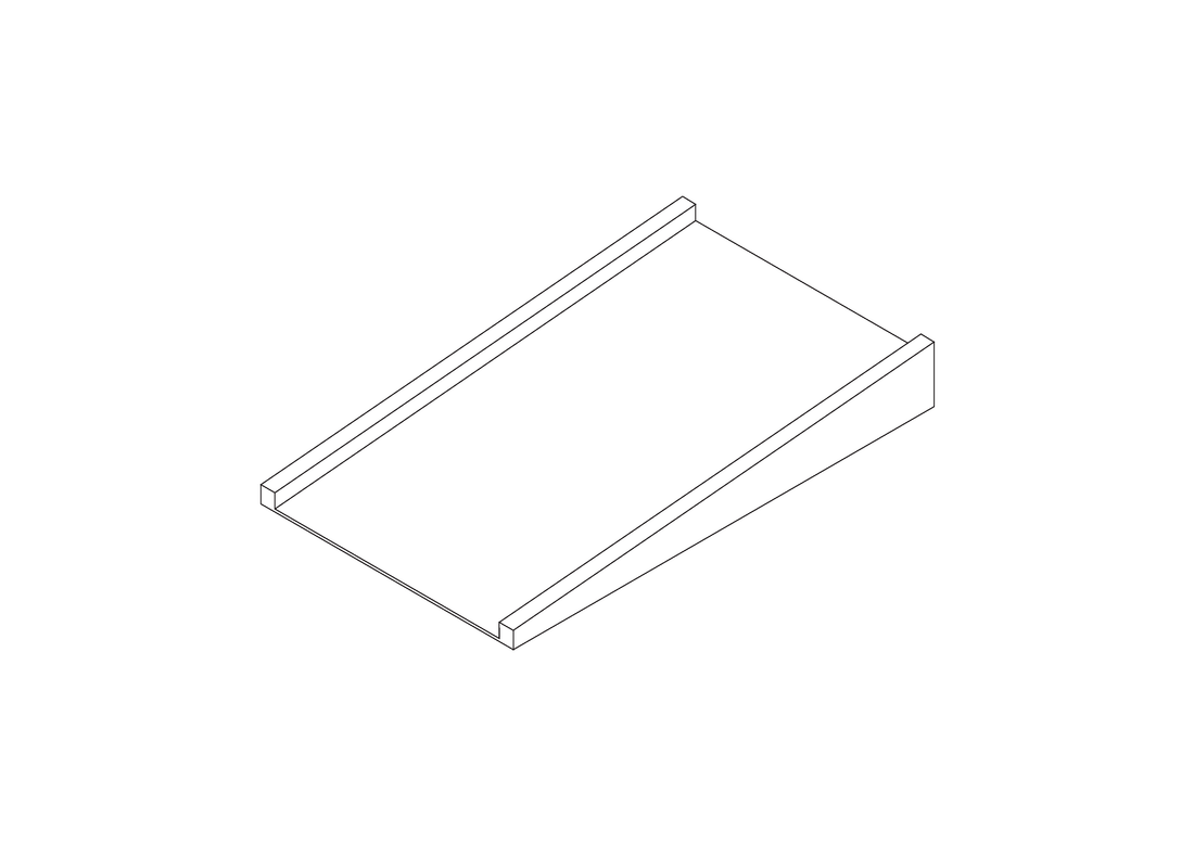 RAMP WITH KERBING